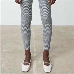 Zara square toe soft leather flats